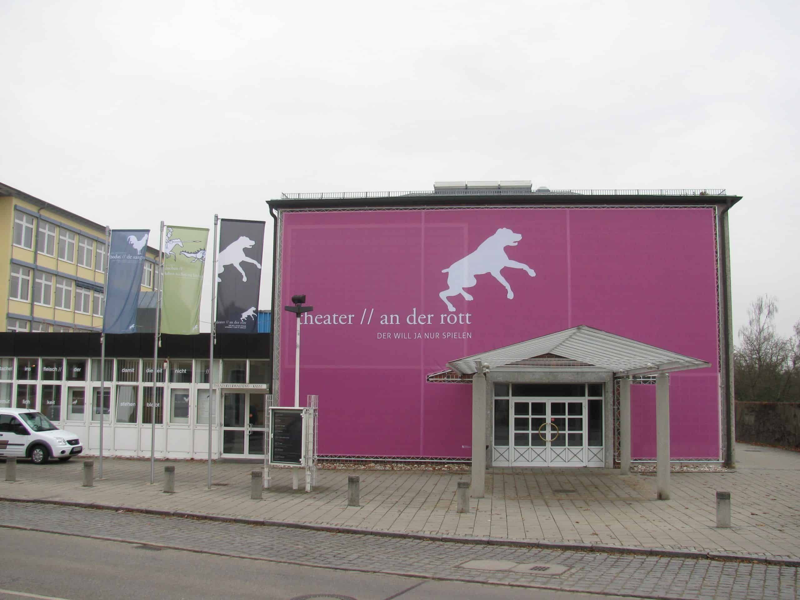 Fassadenwerbung theater an der rott